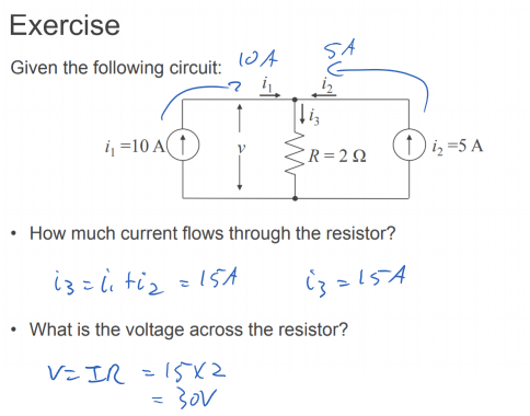 Untitled picture Exercise 
Given the following circuit: 
=IOA t 
i2 
R=2Q 
• How much current flows through the resistor? 
• What is the voltage across the resistor? 

Ink Drawings
Ink Drawings
￼￼￼
￼￼￼￼￼
￼
￼
￼￼
￼￼￼
