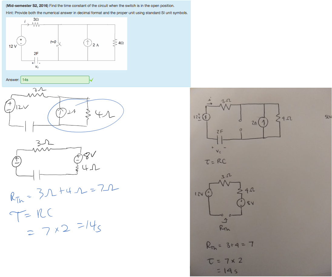 Untitled picture.png Machine generated alternative text:
(Mid-semester S2, 2016) Find the time constant of the circuit when the switch is in the open position. 
Hint: Provide both the numerical answer in decimal format and the proper unit using standard Sl unit symbols. 
12 v 
Answer: 
30 
14s 
40 
Untitled picture.jpg Machine generated alternative text:
cC 
Ink Drawings
Ink Drawings
Ink Drawings
Ink Drawings
Ink Drawings
Ink Drawings
Ink Drawings
Ink Drawings
Ink Drawings
Ink Drawings
Ink Drawings
Ink Drawings
Ink Drawings
Ink Drawings
Ink Drawings
Ink Drawings
Ink Drawings
Ink Drawings
Ink Drawings
￼￼￼
￼
￼
￼
￼
￼￼
￼
Ink Drawings
Ink Drawings
Ink Drawings
￼￼￼￼
￼￼￼
￼
