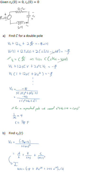 Given ﷐𝑣﷮𝑐﷯(0)=0, ﷐𝑖﷮𝑐﷯﷐0﷯=0






Find 𝐶 for a double pole






















Find ﷐𝑣﷮𝑐﷯(𝑡)



Ink Drawings
Ink Drawings
Ink Drawings
Ink Drawings
Ink Drawings
￼
￼
￼
￼￼￼
￼
￼￼￼￼￼
￼
￼￼￼￼￼
￼￼
￼￼￼￼￼
￼￼￼
￼
￼
￼￼￼
￼￼￼￼￼￼￼￼￼￼￼￼￼￼￼￼￼
￼￼￼
￼
￼
￼
￼
￼
￼￼￼
￼
￼
￼￼￼￼
￼￼￼
￼￼￼￼￼￼￼￼￼￼￼￼￼￼￼
￼
￼￼￼￼￼￼￼
￼
￼
