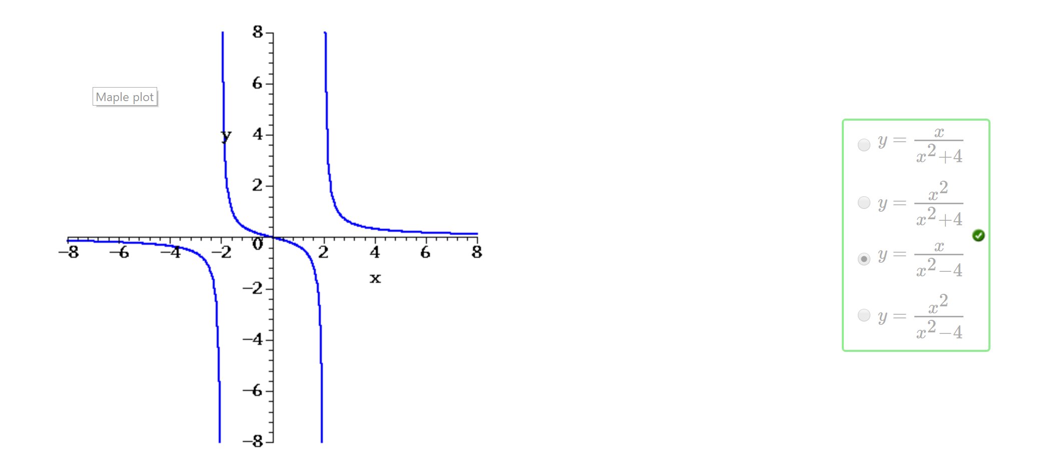 Machine generated alternative text:
Maple plot 