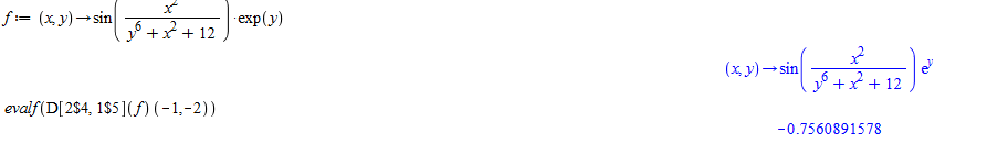 Machine generated alternative text:
exp(y) 
12 
sm 
y6 x-2 12 
-0.7560891578 